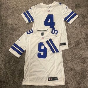 NFL Dallas Cowboys Prescott and Romo Jerseys